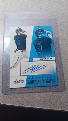 2019 Panini Absolute Baseball Rookie Auto Austin Dean #ARA-AD