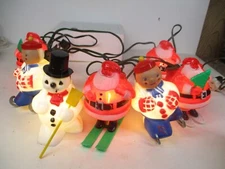 Vintage 1950's Miller Electric Co Christmas C-7 STRING O LITES Set