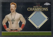 Sheamus 2015 Topps Chrome WWE Night Of Champions Relic Card