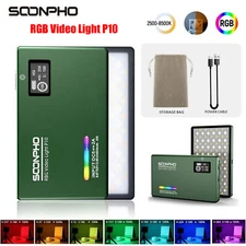 SOONPHO P10 RGB 2500K-8500K Mini Metal Full Color LED Video Light Fill Light NEW