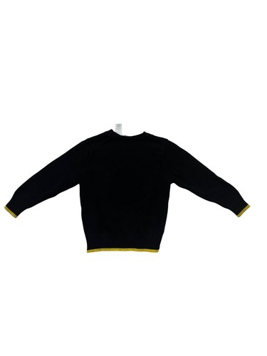 Boys 4T Black & Yellow Batman Logo Sweater With Ribbed Cuffs & Hem #6847 - Picture 2 of 8