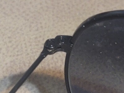 Diff Cruz GD-PK06 Sunglasses - LENSES GOOD / FRAMES VERY GOOD CONDITION Diff Eyewear Cruz BKGG06 Black Frame Grey Gradient Lens  main image 3