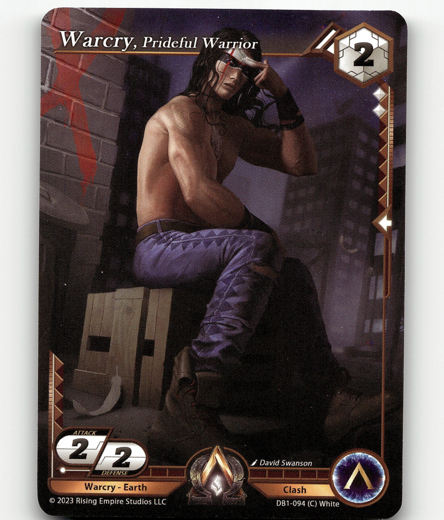 warcry card sleeves "Dune: War for Arrakis" Compatible Sleeve Bundle size trading card games like Magic Alpha Clash Warcry, Prideful Warrior