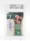 LARRY BIRD 2006-07 SP GAME USED SIG NUMBERS JERSEY AUTO /33 #LB BGS 9 Q0004