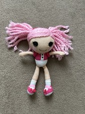 2013 MGA LALA LOOPSY SUPER SILLY PARTY JEWEL SPARKLES, CROCHET LOOK SOFT DOLL