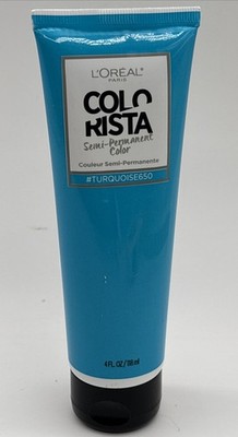 L'Oreal ColoRista Semi-Permanent Hair Color TURQUOISE 4 Oz Colo Rista