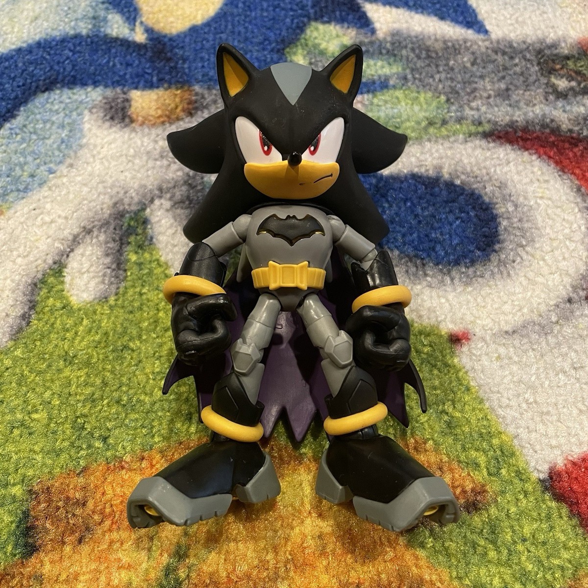 Sonic The Hedgehog x DC Shadow/Batman Light-Up Figure 5” Jakks