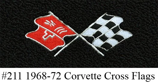 Alfombrillas Corvette C3 1969-1975 - 2 piezas - bucle Foto 2 de 4
