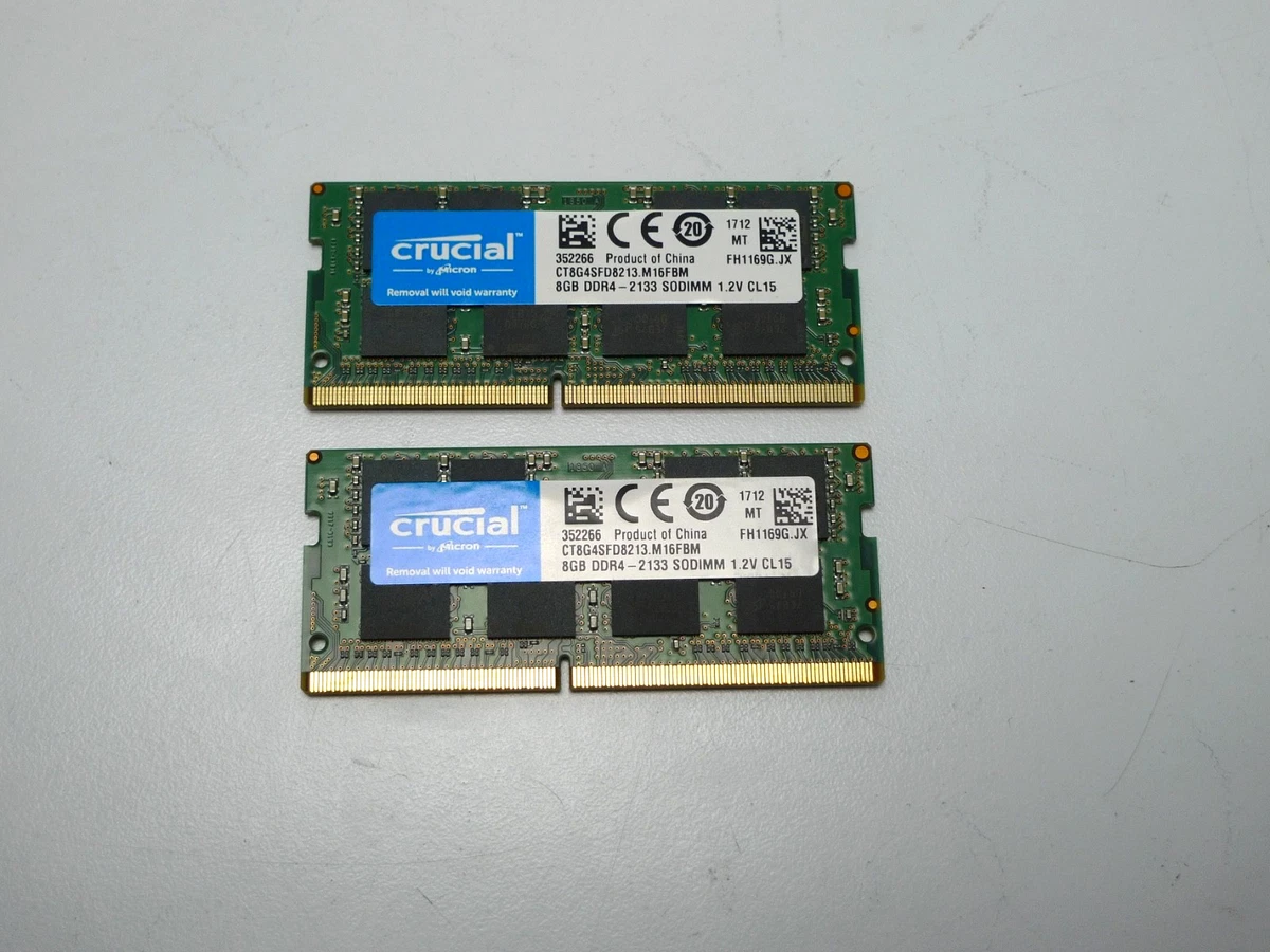 Crucial PC4-17000 (DDR4-2133) Bus Speed Computer RAM 16 GB Total