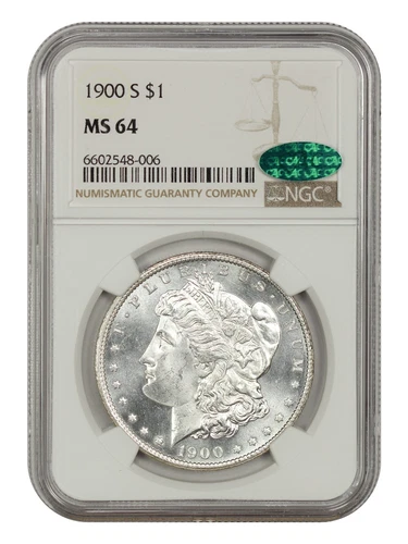 1900-S $1 NGC/CAC MS64 - Morgan Dollar