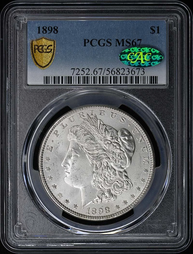 MS 67 Graded 1898 Year Morgan US Dollars (1878-1921) for sale | eBay