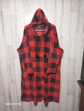 Bloomchic Size 26 Check Print Hooded Lounge Dress