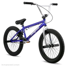 MONGOOSE INDEX 2.0 20" KIDS BMX FREESTYLE BIKE, BLUE