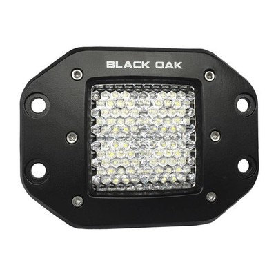 Black Oak 2'' Flush Flood 10w Cree Black #2F-FPOD10CR