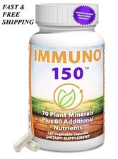 LUXRY Immuno 150 Immune Support Supplement  150 Veg Capsules Vitamins  Minerals