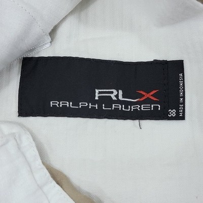 RLX Ralph Lauren Mens Golf Shorts Khaki Tan Technical Performance Size 38