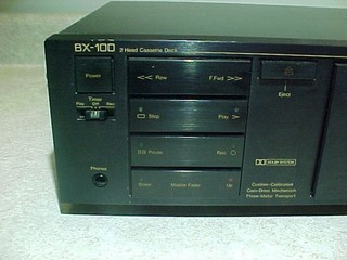 Nakamichi BX 100 2 Head Stereo Cassette Deck JAPAN FOR REPAIR PARTS/READ 3 MTR