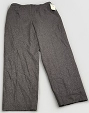 NWT Pendleton Pants Sz 18 Gray 100 Virgin Wool New Old Stock Vtg Made In USA