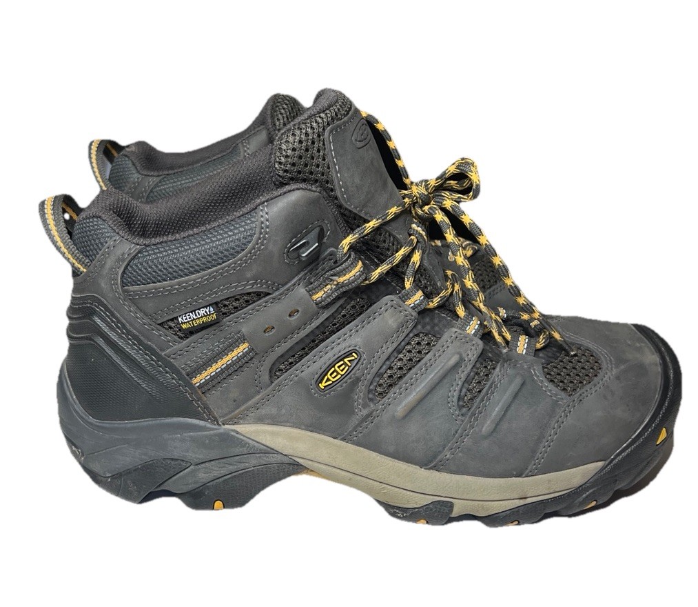 Stivali KEEN Utility Lansing Mid Uomo Tg 11EE Punta Acciaio WP Lavoro Antiscivolo