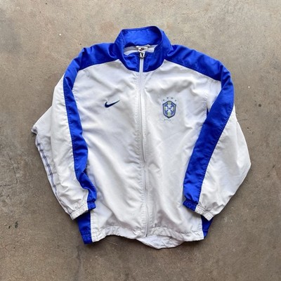Vintage 1998 Brazil National Soccer Team Warm Up Windbreaker