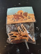 Vintage 1970  s Arco Noah's Ark Animals Giraffes  New in Package- Pristine