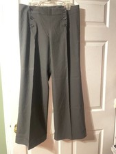 Womens Express Design Studio The Stylist Wide Leg Pants Size 10 NWT Pin-striped
