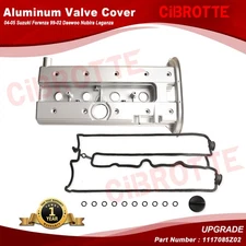 Aluminum Valve Cover & Gasket 04-05 Suzuki Forenza 99-02 Daewoo Nubira Leganza