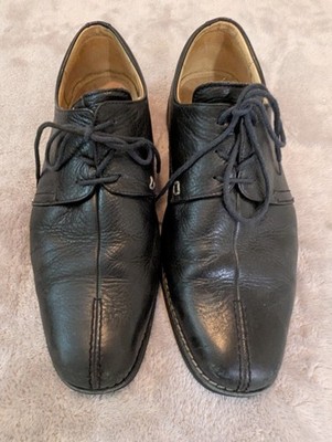 Sandro Moscoloni Mens Black Leather Oxford Dress Shoes Size  display picture 3