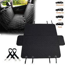 Dog Seat Cover Hammock for Back Seat Durable Waterproof Car Truck  Pet Seatbelt