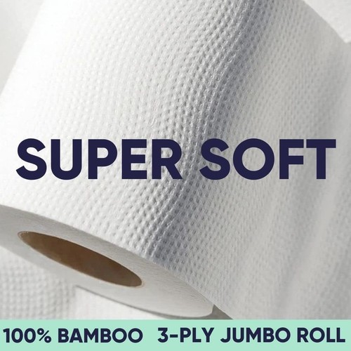 Bamboo Toilet Paper -24 Rolls Of Septic Safe Organic Toilet Paper 3-ply, 300 ... - Picture 2 of 6