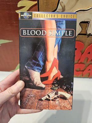 Blood Simple (VHS, 1999) Universal Collector's Choice Thriller Frances McDormand