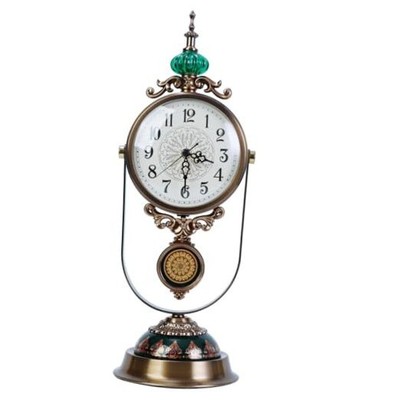 Mantel Clock for Living Room Decor Above Fireplace,Vintage Mantle Clock with 