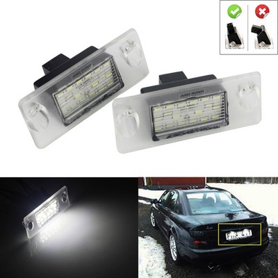 2x Canbus LED Kennzeichenbeleuchtung Für Audi A3 8L A4 B5 Xenon Weiss 8D0943021