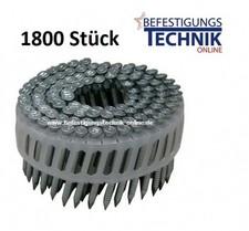 Coil clavos de anclaje 4,0x50 mm anillo galvanizado 15° para clavadora de anclaje Tjep BC 60 Max HN-65