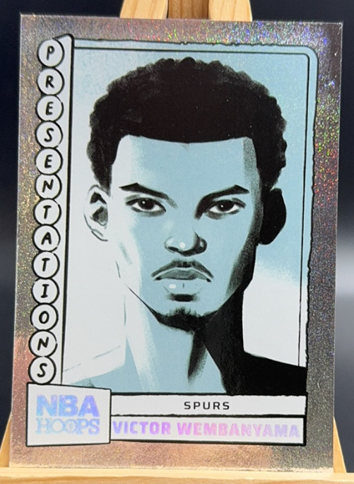 Victor Wembanyama 2024-25 Panini Hoops Sparkle Manga Presentations SSP #10