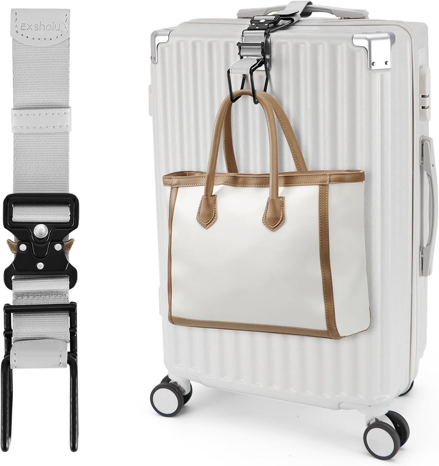 Hook Strap, Luggage J Hooks To Add A Bag Flight Attendant, A