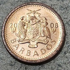 BARBADOS 🇧🇧 ONE (1) CENT COIN 2008