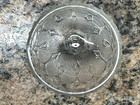 EAPG Loop and Darts with Round Ornaments Jewel Glass Salt Pinch Dish Cellar — photo 3