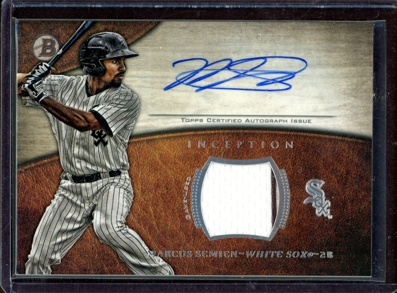 MARCUS SEMIEN ~ 2014 Bowman Inception Jersey Autograph AUTO #AR-MS (A137)