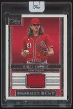 Rhett Lowder Rookie 2024 Panini Three and Two Baseball's Best Memorabilia /32