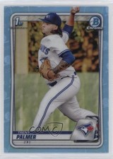 2020 Bowman Draft Chrome Sky Blue Refractor Trent Palmer #BD-138 0b3