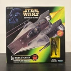 1997 Kenner Star Wars POTF A-Wing Fighter w/Exclusive Pilot Figure Sealed