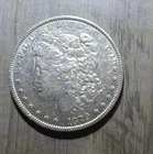 1879 Morgan Silver Dollar circulated! 90% Silver content! Good To Fair Cond
