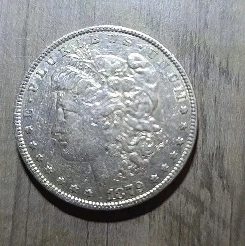 1879 Morgan Silver Dollar circulated! 90% Silver content! Good To Fair Cond