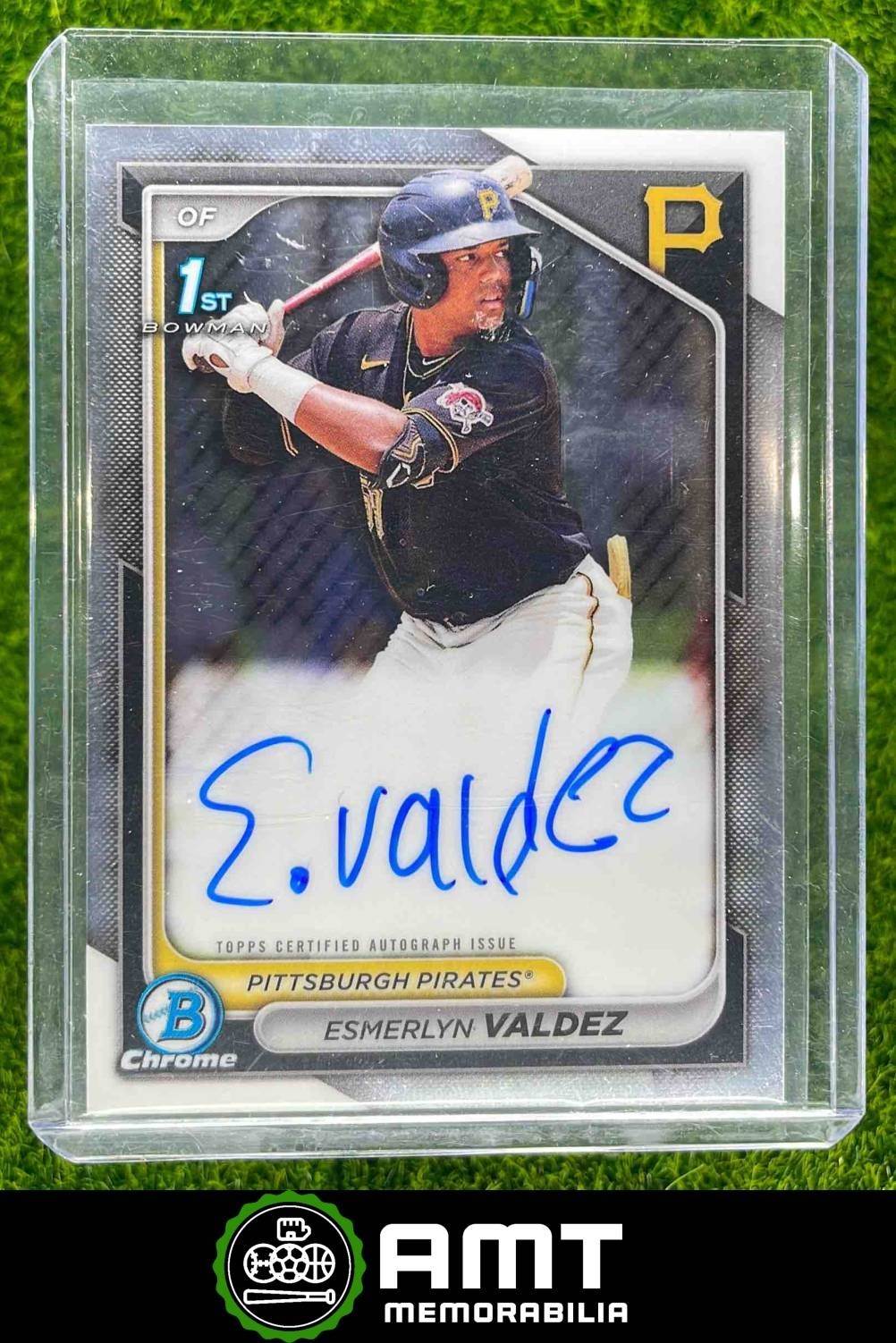 Esmerlyn Valdez 2024 Bowman Chrome Prospect Auto Pittsburgh Pirates #CPA-EV