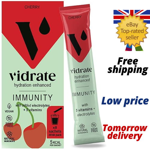Electrolytes Powder - Hydration Sachets Packed with Vitamins - Zero Sugar Rehyd
