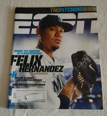 ESPN The Magazine May 25,2015 The Pitching issue Felix Hernandez MLB Mariners