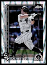 Andrew Vaughn 2025 Topps Chrome #235 White Sox Insert ? SEE SCAN! FREE SHIPPING