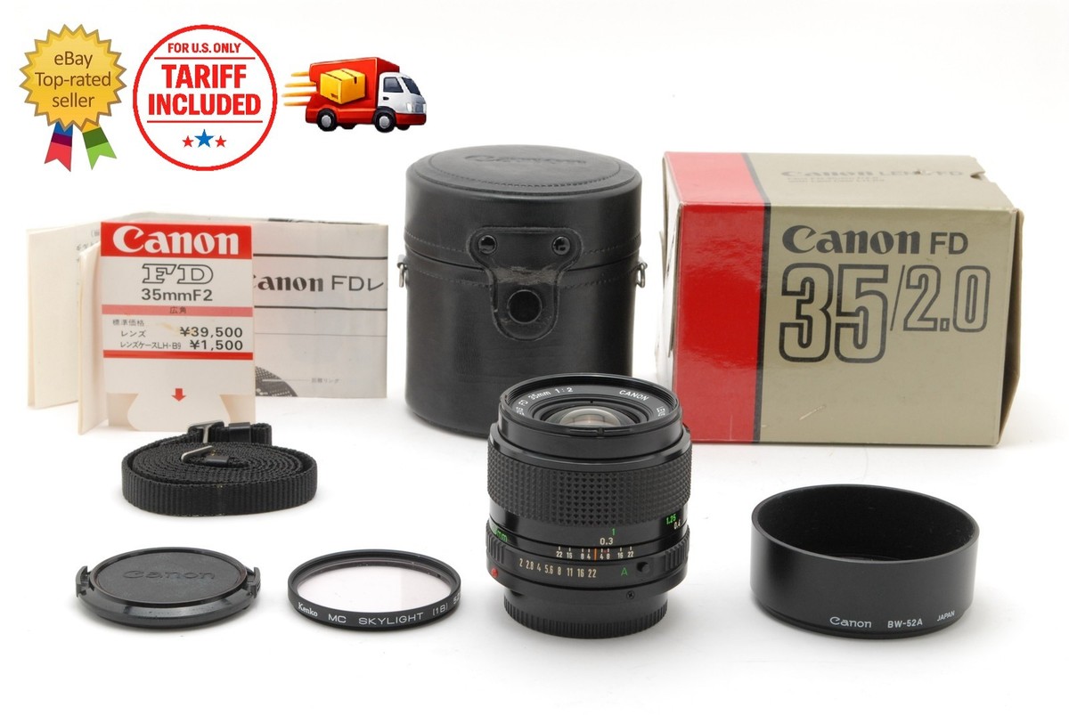 ★希少★Canon NFD New FD 35mm F2 キヤノン Review of the Canon FD 35mm F2 | ThruMyLens