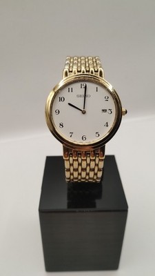 Seiko V739-0A50 Vintage Quartz Herrenarmbanduhr Mit Datumsanzeige